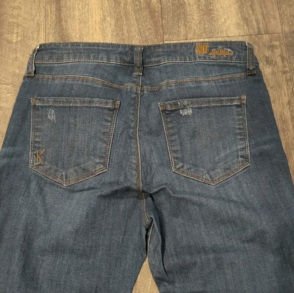 Kut from the Kloth Skinny Raw Hem Jean - Picture 6 of 6